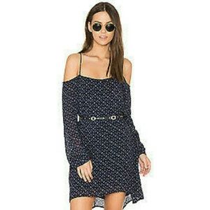 Cloth & Stone geometric cold shoulder dress size S